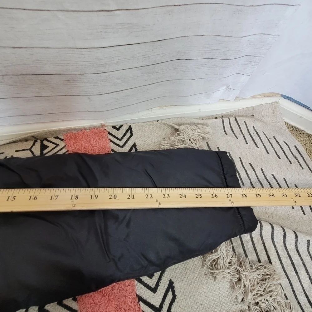 J.CREW QUILT LINED PUFFER COAT IN BLACK, SZ XS